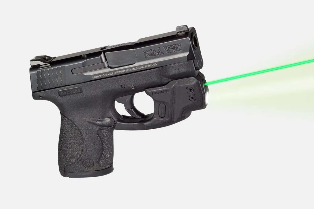 LaserMax CFSHIELDCG Centerfire GripSense Green Laser 100 Lumens/5mW S&W Shield/Shield M2.0 9&40 650 nm Wavelength