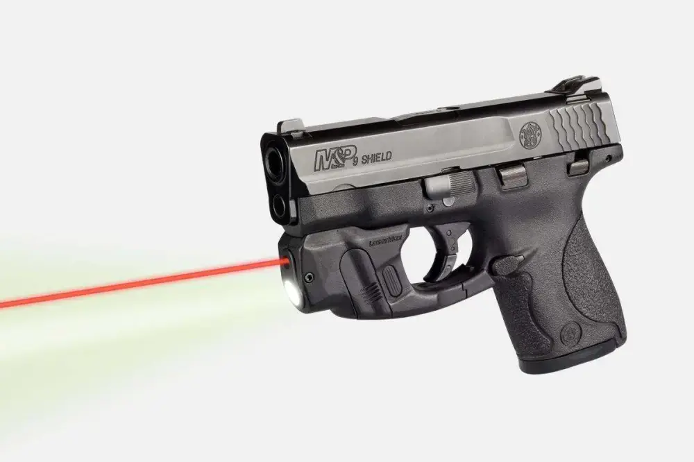 LaserMax CFSHIELDCR Centerfire GripSense Red Laser 100 Lumens/5mW S&W Shield/Shield M2.0 9&40 650 nm Wavelength