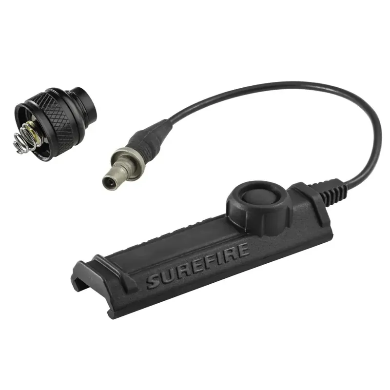 REPLACEMENT REAR CAP ASSY FOR SCOUTLIGHT SERIES, INCLUDES SR07 RAIL TAPE SWITCH, BLACK