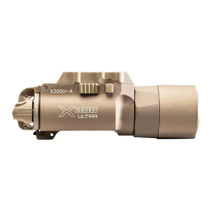 X300 ULTRA WEAPON LIGHT, 6V, UNIVERSAL/PICATINNY RAIL MOUNT, 1,000 LUMENS, TAN, Z-XBC PUSH/TOGGLE SWITCH