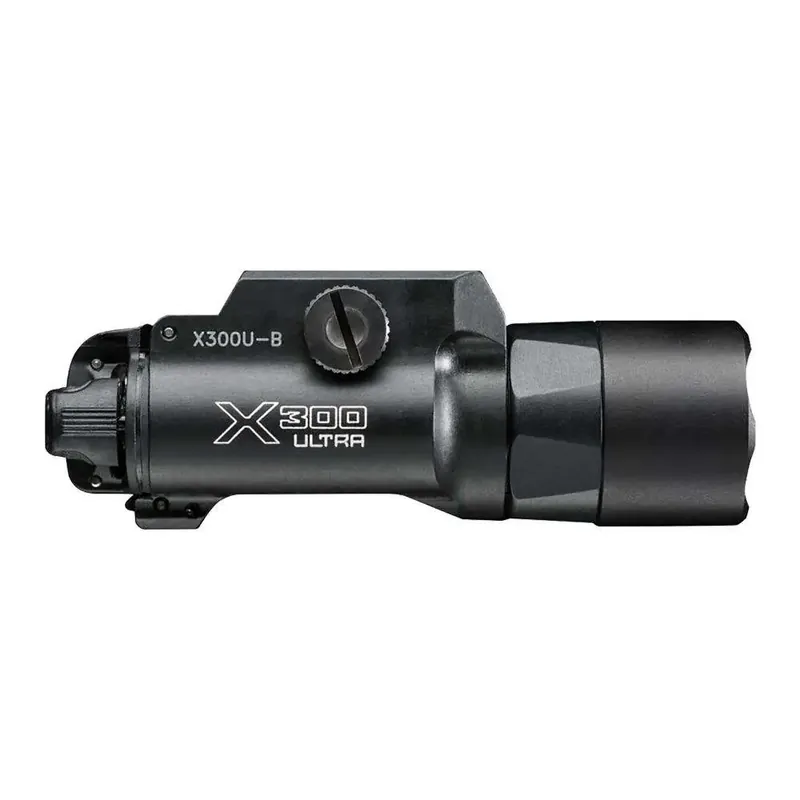 X300 ULTRA WEAPON LIGHT, 6V, UNIVERSAL/PICATINNY THUMB SCREW RAIL MOUNT, 1,000 LUMENS, BLACK, Z-XBC PUSH/TOGGLE SWITCH