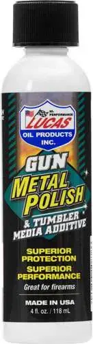 Lucas Oil 10878 Gun Metal Polish 4 oz Bottle
