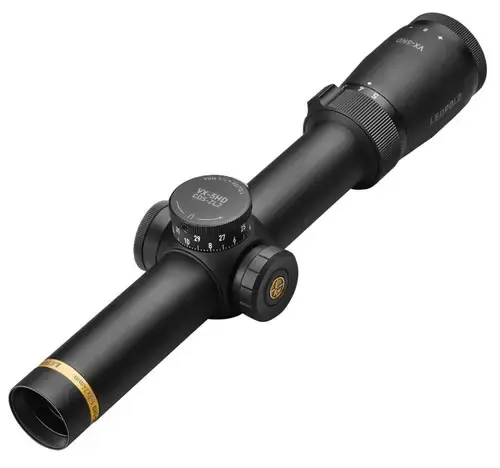 Leupold 113769 VX-R Patrol 1.25-4x 20mm Obj 74.2-29.4 ft @ 100 yds FOV 30mm Tube Black Matte Finish Illuminated FireDot SPR