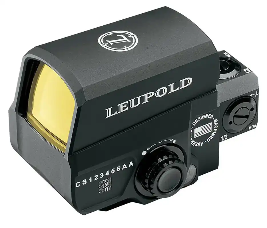 Leupold 119691 Leupold Carbine Optic 1x 32mm 1 MOA Red Dot CR123A Lithium Black Matte