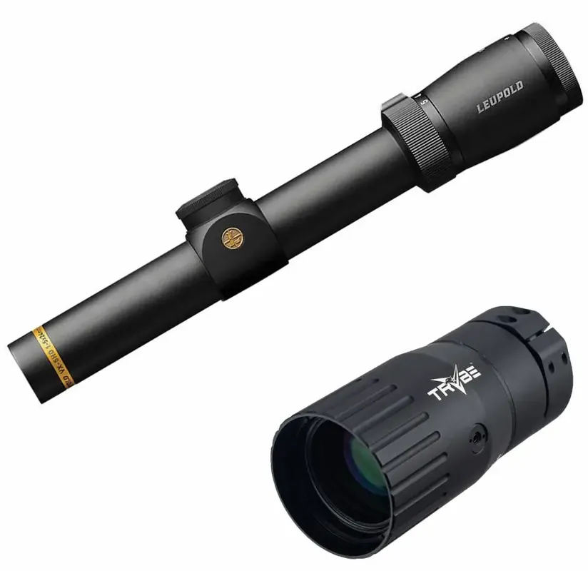 Leupold VX-6HD 1-6x 24mm Obj 116-19 ft @ 100 yds FOV 30mm Tube Black Matte Illuminated CM-R
