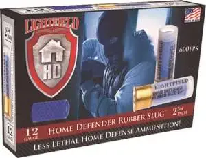 LIGHTFIELD 12GA 2-3/4" RUBBER SLUG 5-PACK