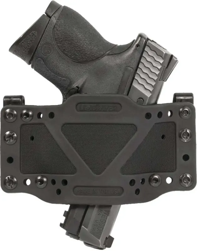 Limbsaver 12501 CrossTech IWB/OWB Universal Handgun Polymer Black