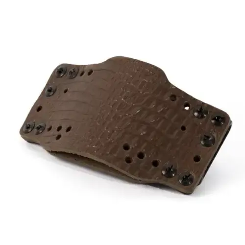Limbsaver 12527 CrossTech Universal Handgun Dark Brown Leather Ambidextrous IWB/OWB