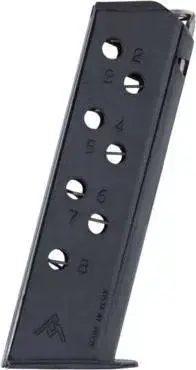 32 ACP, 8 Round, Flat Butt Plate, Blue