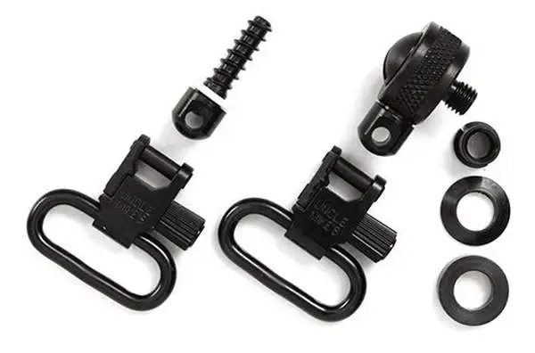 Uncle Mikes 15612 Shotgun Swivels Pumps & Autos 1" Black