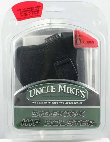 Uncle Mikes Hip Holster 8100-2 00-2 Black Nylon