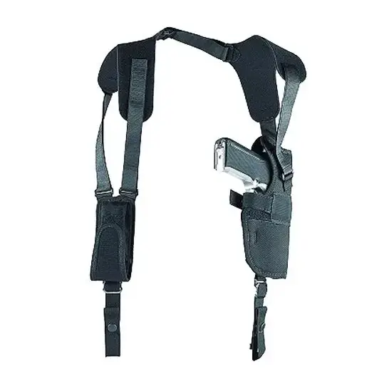 Uncle Mikes 83152 Sidekick Vertical Shoulder LH 3.75-4.5" Lg Auto Nylon Black