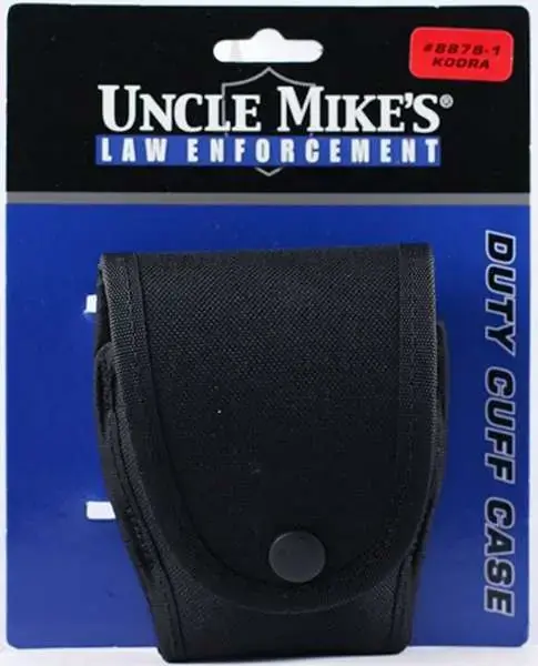 Uncle Mikes 88781 Duty Cuff Case with Flap Nylon Black