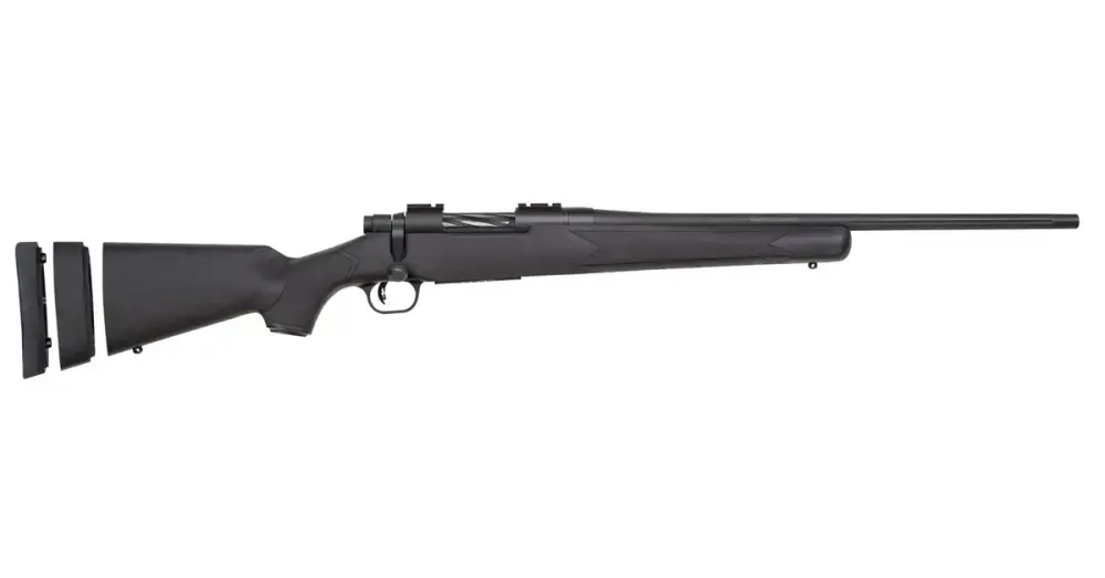 Mossberg Patriot Youth Bolt 243 Win 20" 5+1 Synthetic Black Stk Blued