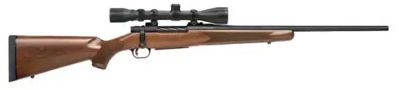 Mossberg Patriot with Scope Bolt 300 Win Mag 22" 4+1 Walnut Stk Blued