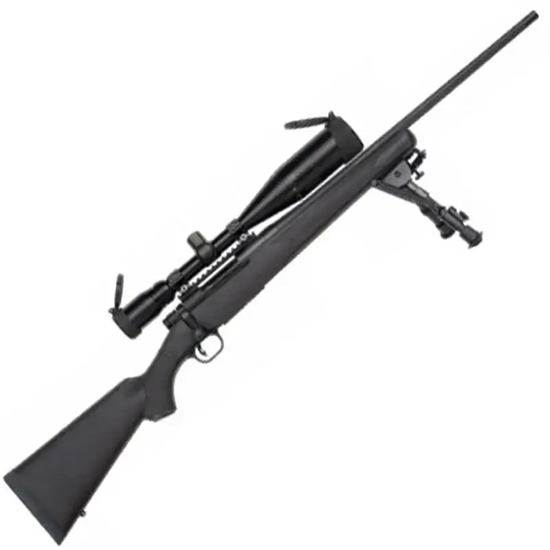 Mossberg 27923 Patriot Night Train With Scope 308 Win 5+1 22" Fluted Barrel Black Matte Blued Right Hand