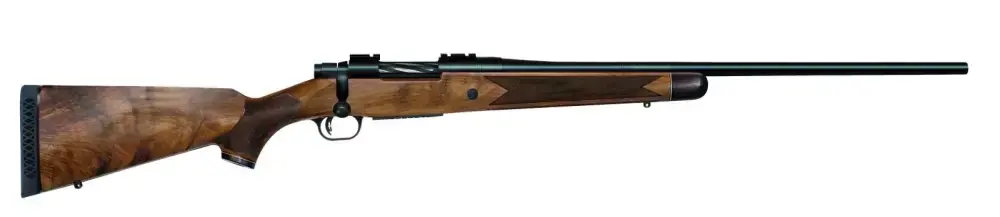 Mossberg 27986 Patriot Revere 243 Win 4+1 24" Matte Blued Walnut Right Hand