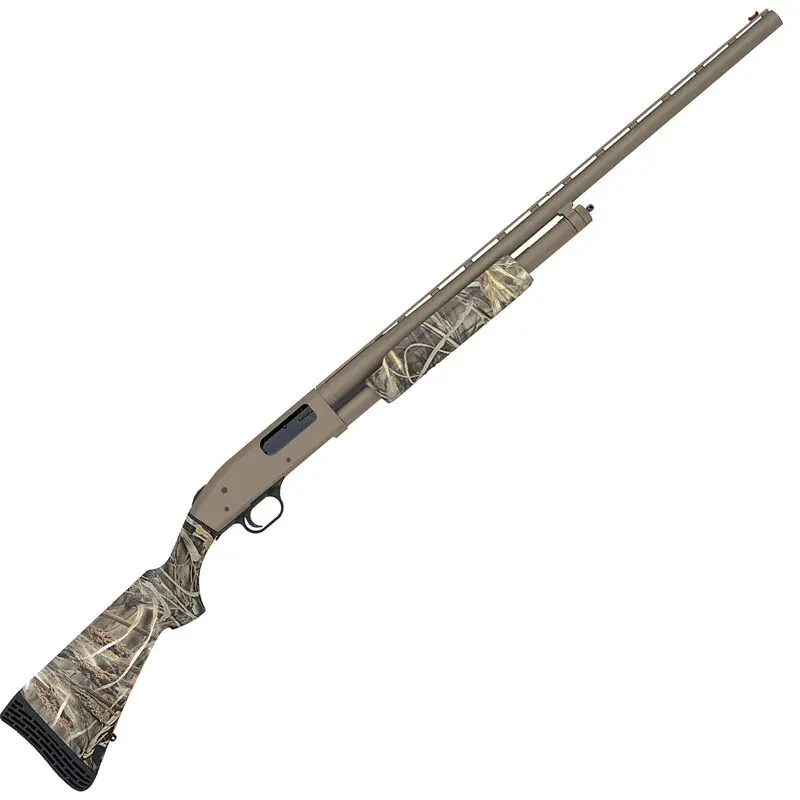 Mossberg 50124 500 Pump 12 Gauge 28" 5+1 3" Realtree Max-4 Fixed Flex Stock Tan Steel Receiver