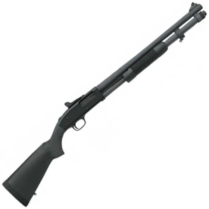 Mossberg 51771 590A1 12 Gauge 20" 8+1 3" Black Fixed w/Storage Compartment Stock Right Youth/Compact Hand