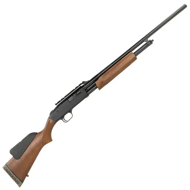 Mossberg 500 Pump 20 ga 24" 3" Dual Comb Wood Stk Blued