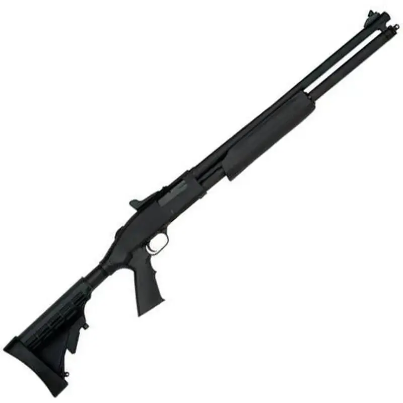 Mossberg 500 Tactical Blued 20 Gauge 20" 3" 7+1 6 Position w/Pistol Grip Stock