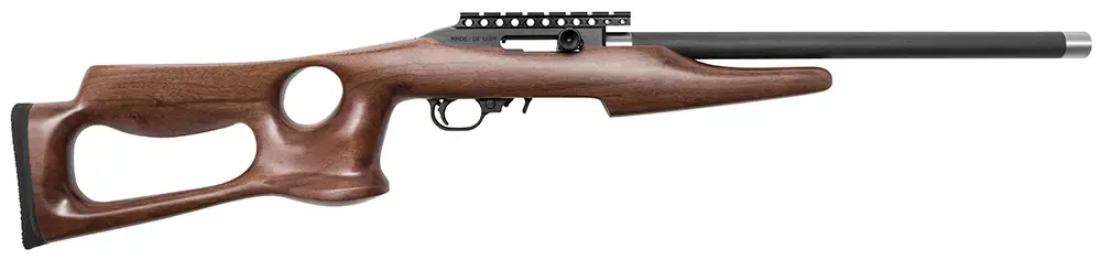 Magnum Research Magnum Lite Barracuda Semi-Automatic 22 LR 17" 10+1 Black Walnut Stk Black