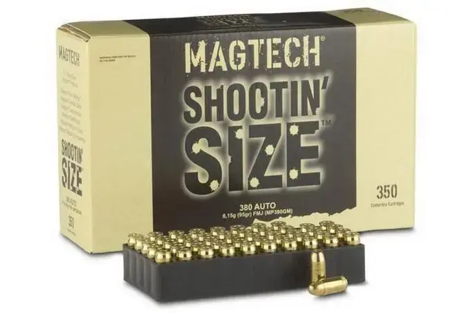 Magtech MP380A Range/Training Shootin' Size 380 ACP 95 GR Full Metal Jacket (FMJ) 250 Round Box