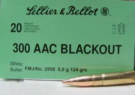 S&B 300 Blackout, 124 Grain, Ful