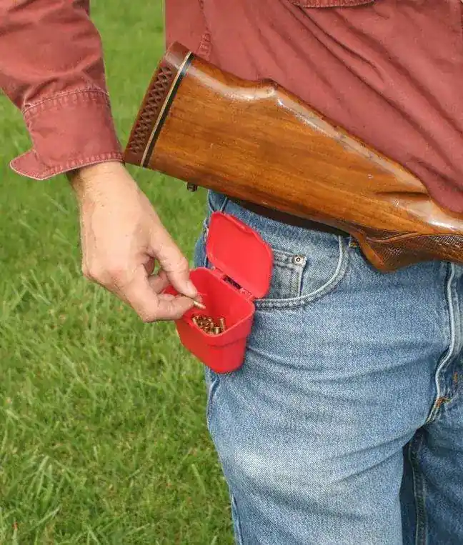 MTM ABP Ammo Belt Pouch 22 LR,17 HMR,22 Mag,17 Mach 2,22 Short,BB 100 Rounds Red Plastic