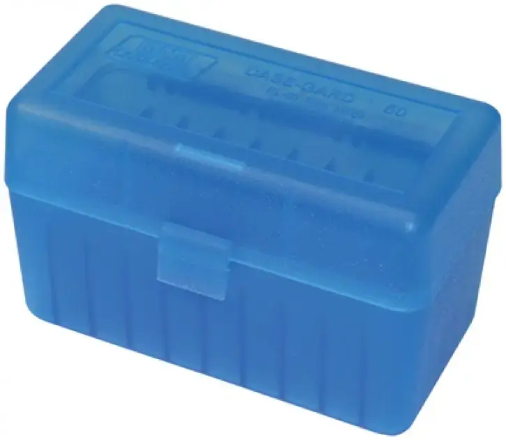 MTM RL5024 Case-Gard R-50 Multi-Caliber 50rd Clear Blue Large