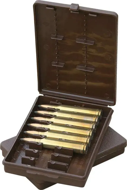 MTM W9LM70 Rifle Ammo Wallet Rifle 348 Win 9 Rounds Brown Polymer