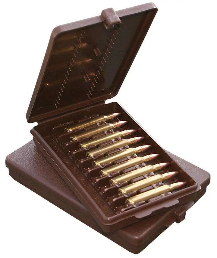 MTM AMMO WALLET 9 ROUND .223/. 22-250/30-30/6.47 BROWN