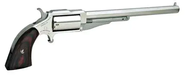 NAA 18606 1860 Hogleg *CA Compliant 22 Mag 5rd 6" Stainless Steel Wood Grip