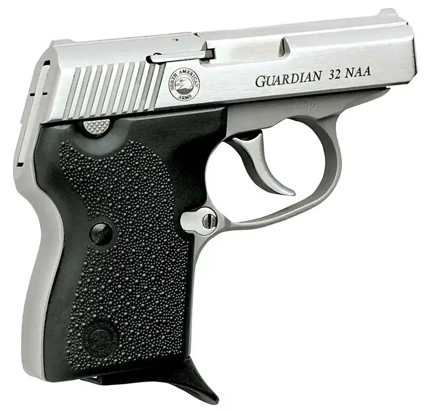 NAA GUARDIAN Guardian 32 NAA 2.50" 6+1 Stainless Steel Black Rubber