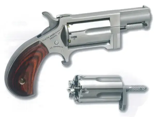 NAA SWC Sidewinder 22 Combo Single 22 Winchester Magnum Rimfire (WMR) 1.5" 5 Rosewood
