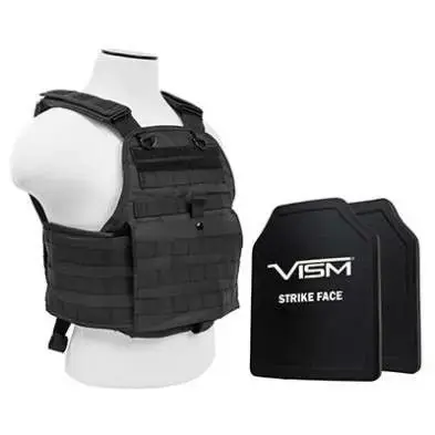 Plate Carrier Vest/Two 10"X12"/Blk