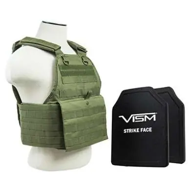 Plate Carrier Vest/Two 10"X12"/Grn