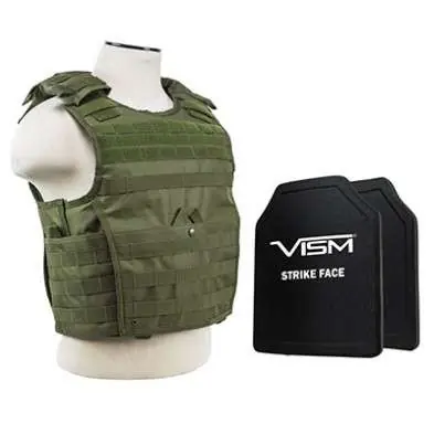 Expert Carrier Vest/Two 10"X12"/Grn