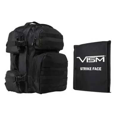 Tactical Backpack/One 10"X12" SBP/Blk