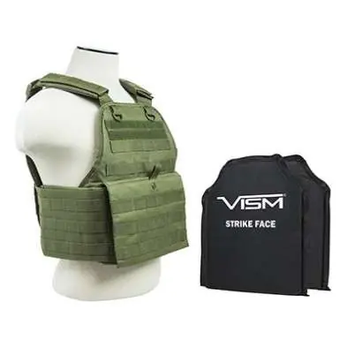Plate Carrier Vest/Two 10"X12"/Grn