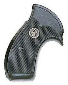 Pachmayr Compact Pistol Grip S&W K/L Frame Round Butt Black Rubber