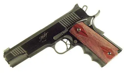 Pearce Grip PG19111 1911 Finger Groove Insert 1911-Style Government Black Rubber
