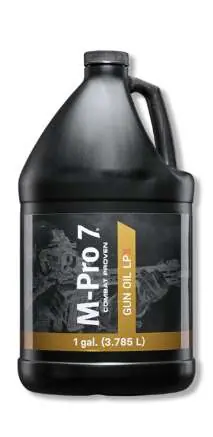 HOPPES M-PRO 7 GUN OIL LPX 1 GALLON BOTTLE ( 4 PER CASE )