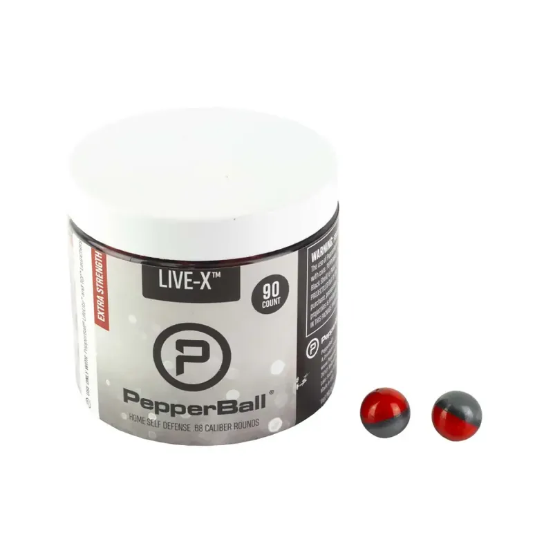 PEPPERBALL LIVE-X PROJECTILES 90CT