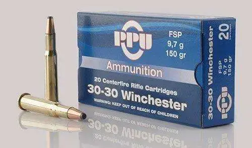 PPU PP30301 Standard Rifle 30-30 Win 150 gr Flat Soft Point (FSP) 20 Round Box