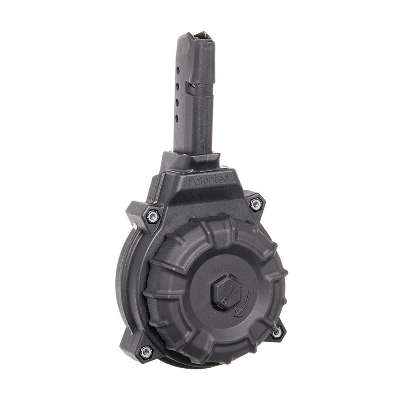 ProMag DRMA14 Glock Compatible 9mm Luger G43 50rd Black Drum