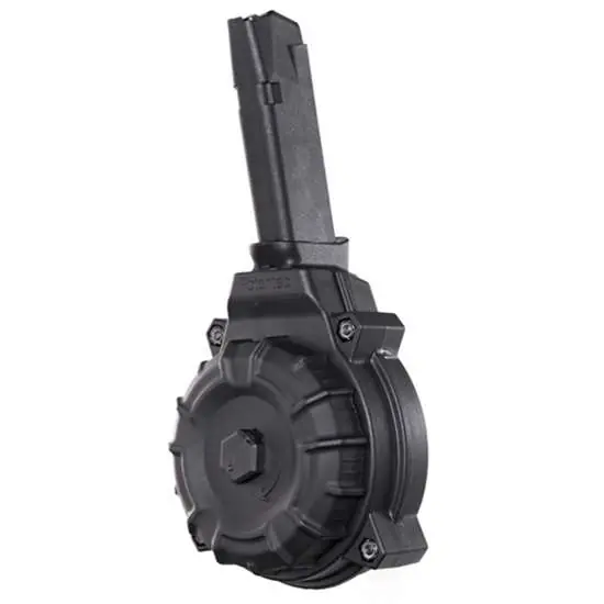 ProMag DRMA20 Glock Compatible 9mm Luger fits G48, 43x 50rd Black Polymer Drum