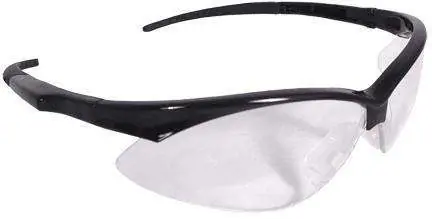 Radians OB110CS Outback Shooting Glasses Anti-Fog Clear Lens w/Black Frame