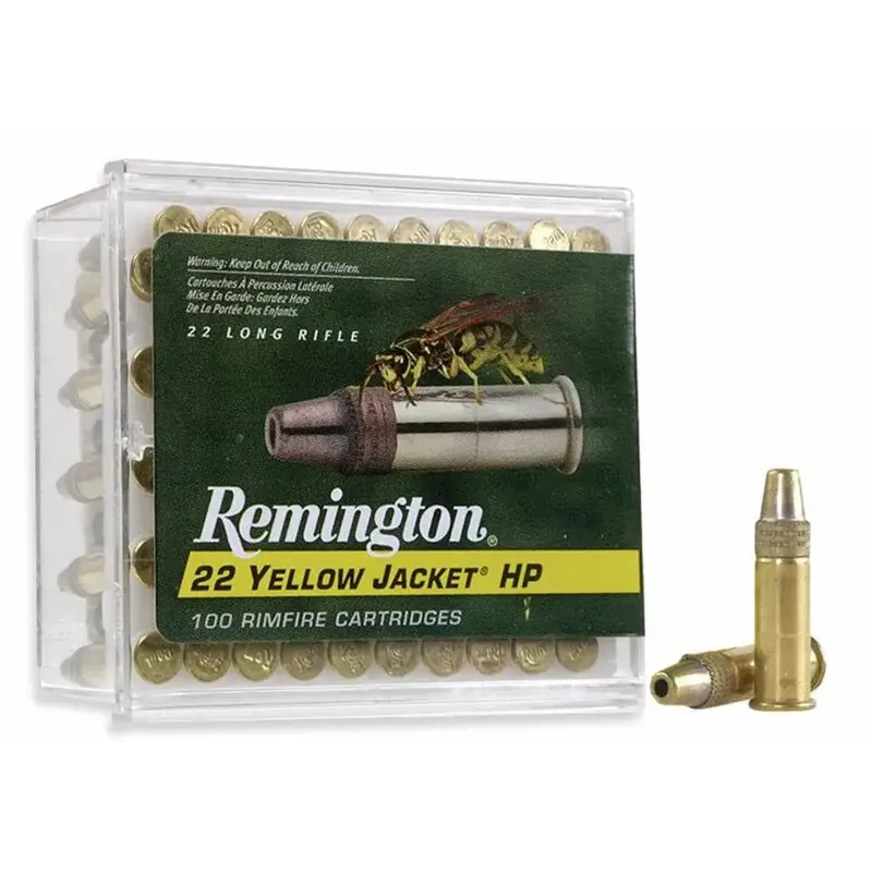 Remington Ammunition 1700 Yellow Jacket 22 LR 33 gr Truncated Cone Hollow Point (TCHP) 100 Round Box