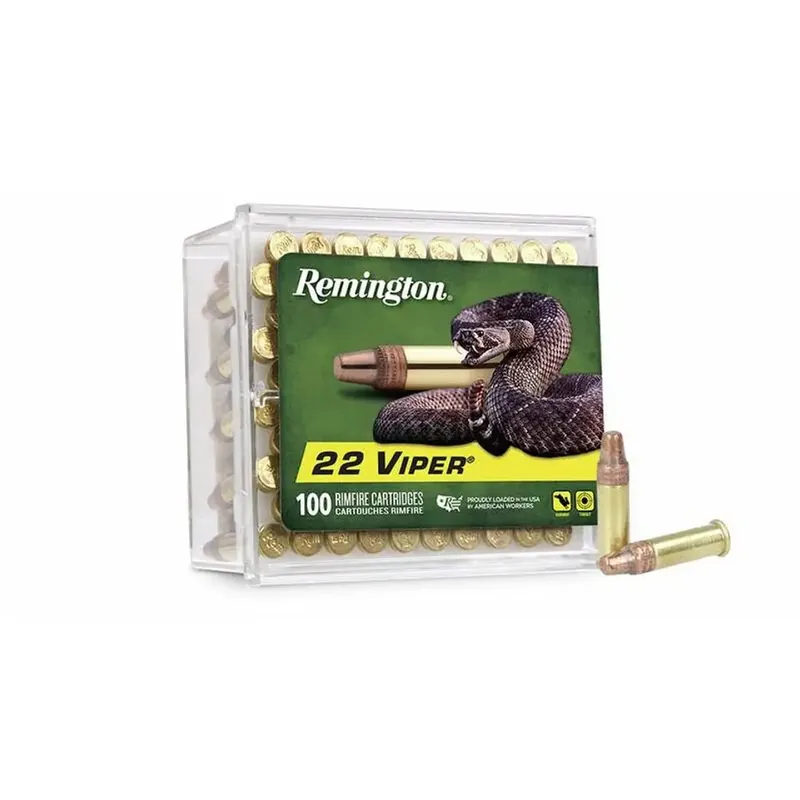 Remington Ammunition 1900 Viper 22 LR 36 gr Truncated Cone Solid 100 Round Box